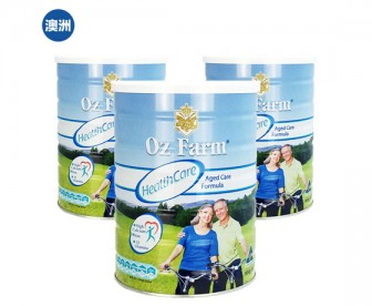 【澳洲直邮包邮】OZ Farm 澳美滋 中老年高钙奶粉 900克x3罐/箱 【澳洲直邮包邮】OZ Farm 澳美滋 中老年高钙奶粉 900克x3罐/箱